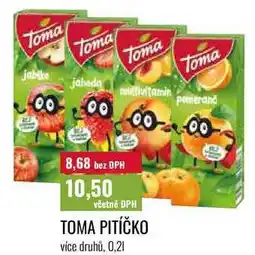 Ratio TOMA PITÍČKO více druhů, 0,21 nabídka
