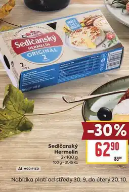 Billa Sedlčanský Hermelín nabídka
