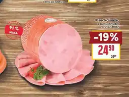 Billa Písecká šunka z pultu lahůdek cena za nabídka
