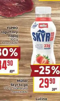 Billa Müller Skyr to go nabídka