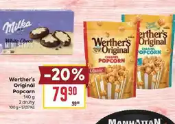 Billa Werther's Originál Popcorn nabídka