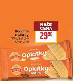 Billa Rodinné Oplatky nabídka
