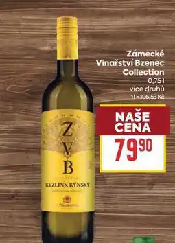 Billa Zámecké Vinařství Bzenec Collection nabídka