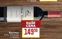 Billa Paul Mas nabídka