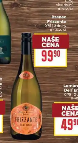 Billa Bzenec Frizzante nabídka