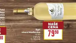 Billa Egri vína z Maďarska nabídka