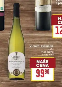Billa Vinium exclusive nabídka