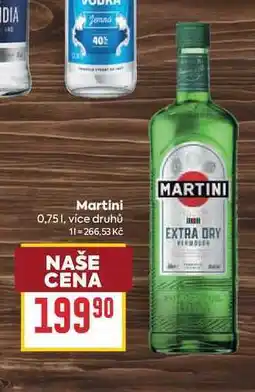 Billa Martini nabídka