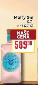 Billa Malfy Gin nabídka