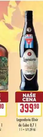 Billa Legendario Elixir de Cuba nabídka