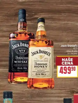 Billa Jack Daniel's nabídka