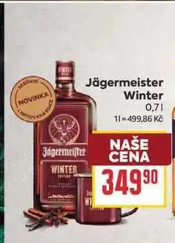 Billa Jägermeister Winter nabídka