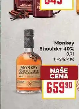 Billa Monkey Shoulder 40% nabídka