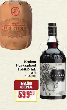 Billa Kraken Black spiced Spirit Drink nabídka