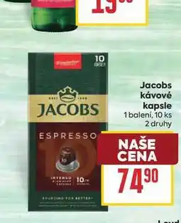 Billa Jacobs kávové kapsle 1 balení, 10 ks nabídka