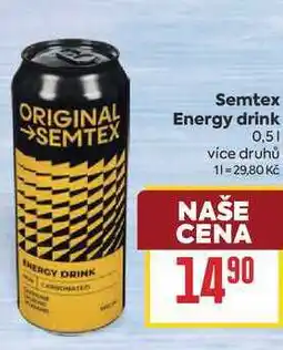 Billa Semtex Energy drink nabídka