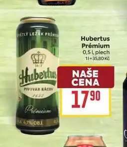 Billa Hubertus Prémium 0,51, plech nabídka