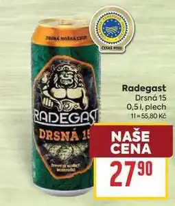Billa Radegast Drsná 15 0,51, plech nabídka