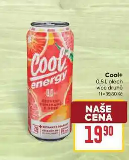 Billa Cool+ 0,51, plech nabídka