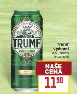 Billa Trumf výčepní 0,51, plech nabídka