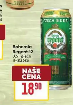Billa Bohemia Regent 12 0,51, plech nabídka