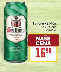 Billa Svijanský Máz 0,51, plech nabídka