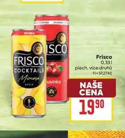 Billa Frisco 0,331 plech nabídka