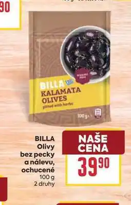 Billa BILLA Olivy bez pecky a nálevu, ochucené nabídka