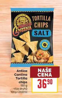 Billa Cantina Tortilla chips nabídka