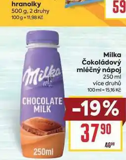 Billa Milka Čokoládový mléčný nápoj nabídka