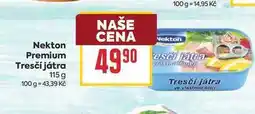 Billa Nekton Premium Tresčí játra nabídka