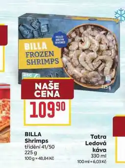Billa BILLA Shrimps třídění 41/50 nabídka