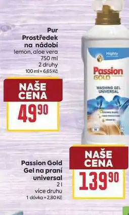 Billa Passion Gold Gel na praní universal nabídka