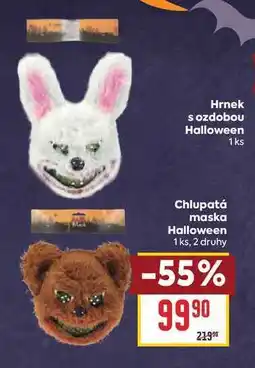 Billa Chlupatá maska Halloween 1 ks nabídka