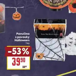 Billa Pavučina s pavouky Halloween 1 ks nabídka