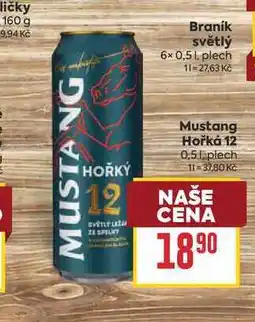 Billa Mustang Hořká 12 0.51 plech nabídka