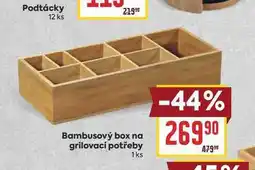 Billa Bambusový box na grilovací potřeby 1ks nabídka