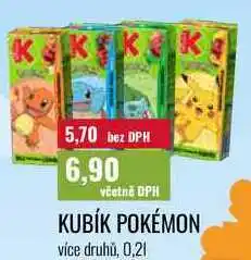 Ratio KUBÍK POKÉMON více druhů, 0,21 nabídka