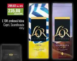Ratio L'OR zrnková káva, Capri, Scandinavia nabídka