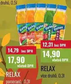 Ratio RELAX více druhů. 0,31 nabídka