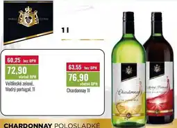 Ratio CHARDONNAY POLOSLADKÉ Moty Portagh Chardonnay nabídka