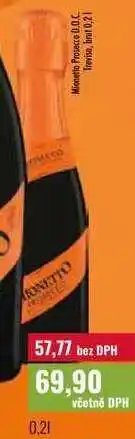 Ratio Mionetto Prosecco i Trevisa, brut 0,21 nabídka