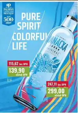 Ratio PURE SPIRIT COLORFU LIFE HANÁCKÁ 0,51 nabídka