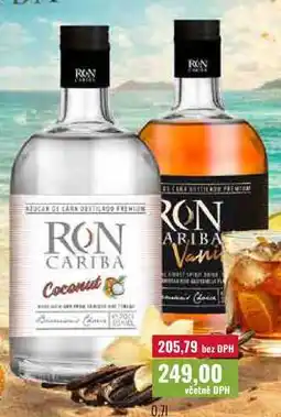 Ratio RON CARIBA Coconut RON ARIBA Vani, 0.71 nabídka