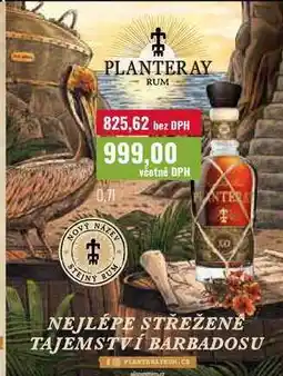 Ratio PLANTERAY RUM, 0.71 NTERA XO STEINY RUM nabídka