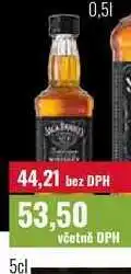 Ratio JACK DANIELS Jonnessee WHISKEY nabídka