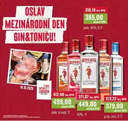 Ratio BEEFEATER nabídka