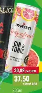Ratio DYNYBYL GIN& TONIC nabídka
