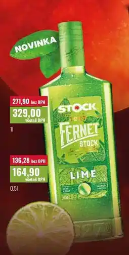 Ratio FERNET STOCK LIME 0,51 nabídka