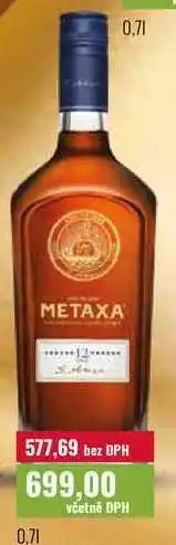 Ratio METAXA 0,71 nabídka